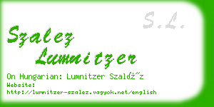 szalez lumnitzer business card